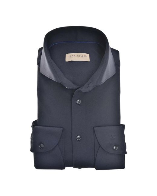John Miller Blue Formal Shirts for men