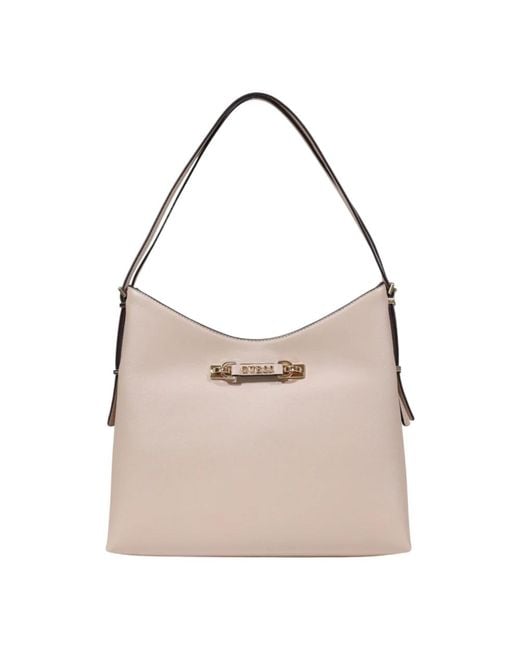 Shoulder Bags Guess de color Pink