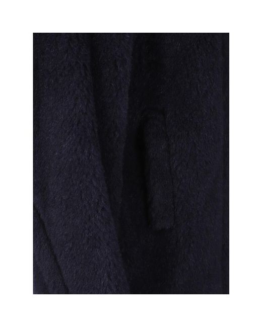 Max Mara Blue Faux Fur & Shearling Jackets