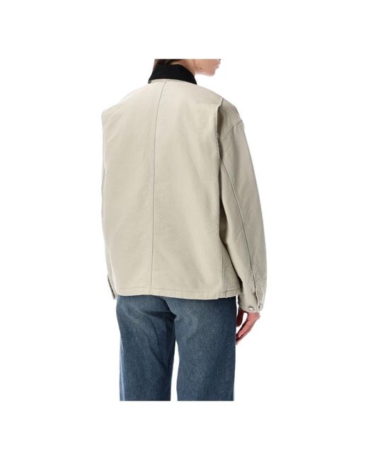 Carhartt Jassen ,Katoen Og Michigan Coat in het Natural