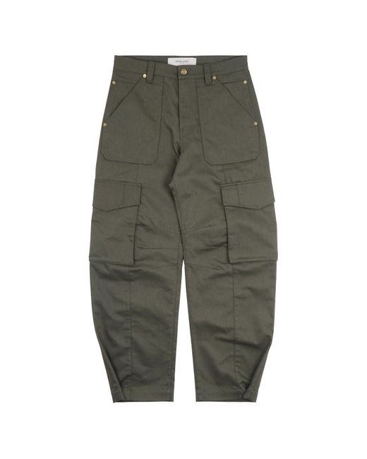 Golden Goose Deluxe Brand Green Straight Trousers for men