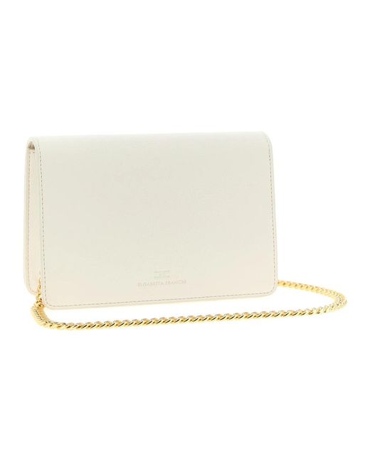 Elisabetta Franchi Natural Cross Body Bags
