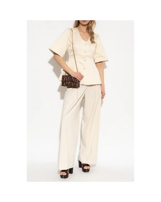 Blouses By Malene Birger de color Natural