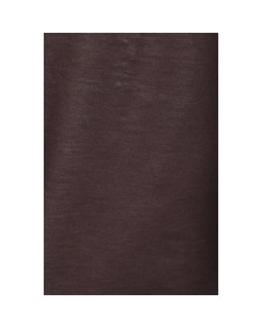 Saint Laurent Braunes oversize baumwoll t-shirt in Purple für Herren