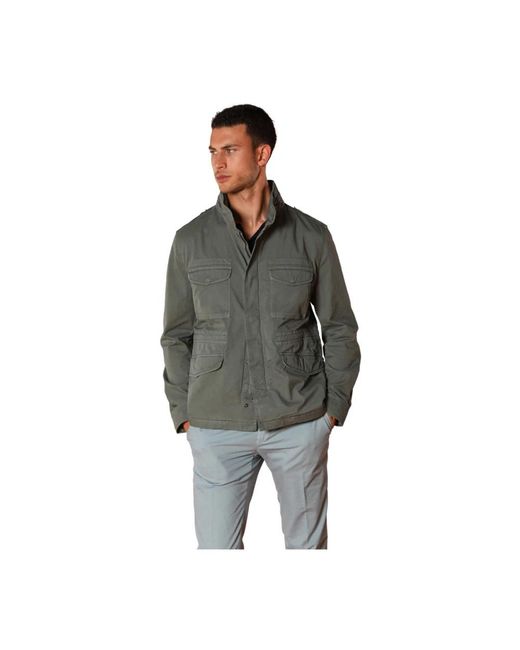 Mason's Lichtgewicht Stretch Field Jacket in het Green voor heren