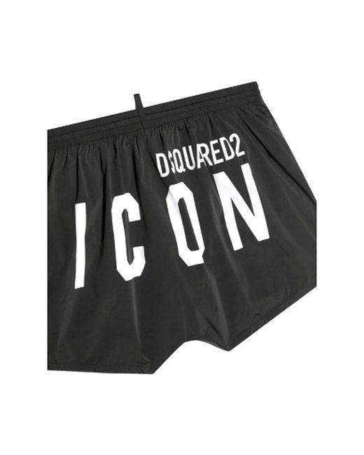 DSquared² Black Beachwear for men