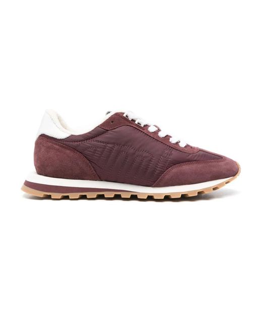 AMI Schoenen ,Paars ,Stijlvolle Sneakers in het Purple voor heren