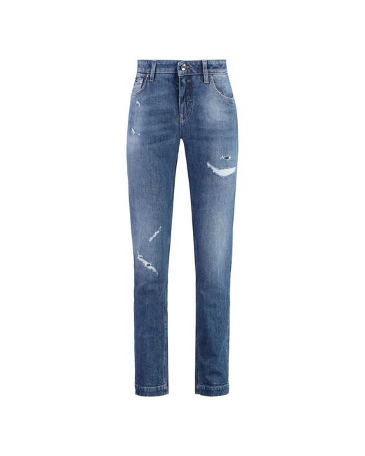 Slim-Fit Jeans Dolce & Gabbana en coloris Blue