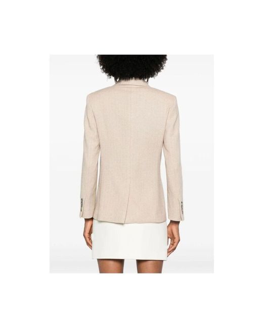 Max Mara Natural Kaschmir Herringbone Jacke