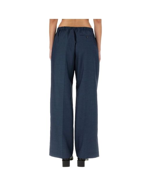 Acne Button Closure Two Side P in het Blue