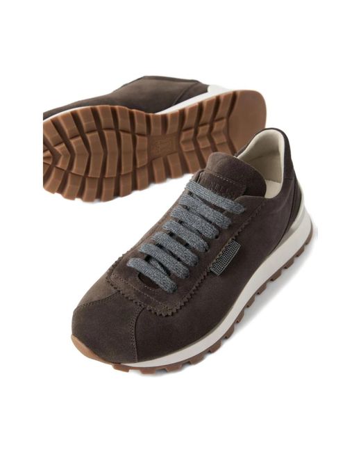 Brunello Cucinelli Gray Sneakers