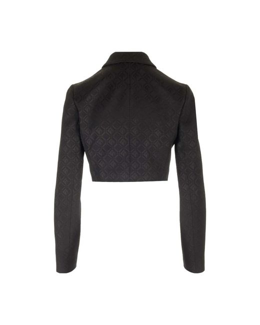 MARINE SERRE Black Denim Jackets