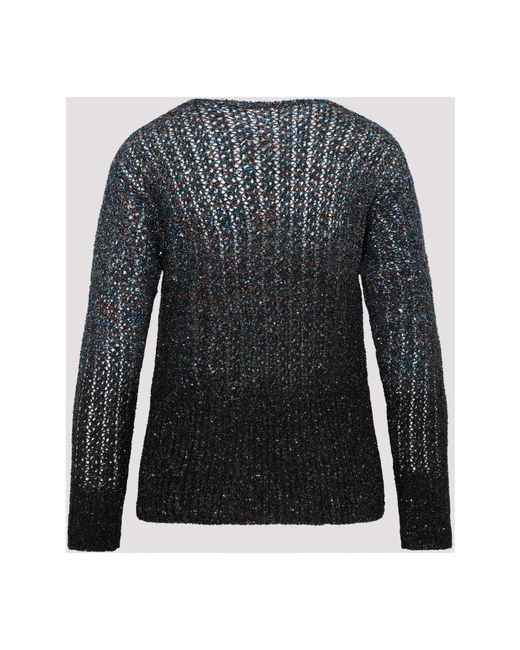 Maison Margiela Gray Round-Neck Knitwear