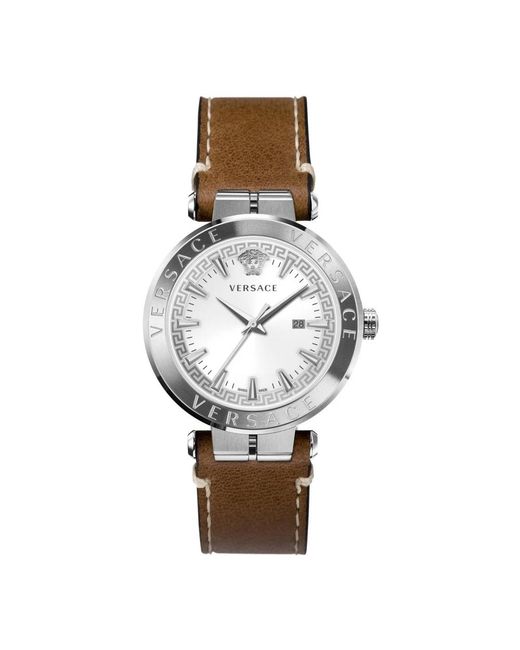 Versace Aion 44 Mm Horloge in het Metallic voor heren