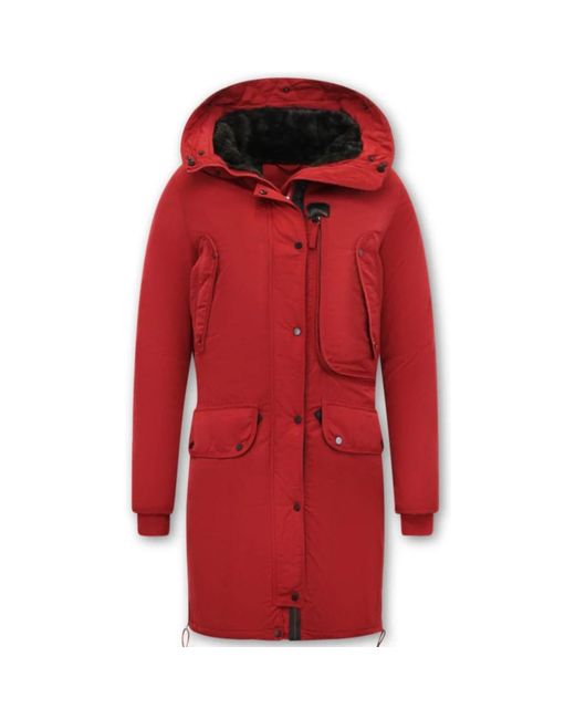 Gentile Bellini Red Winter Jackets