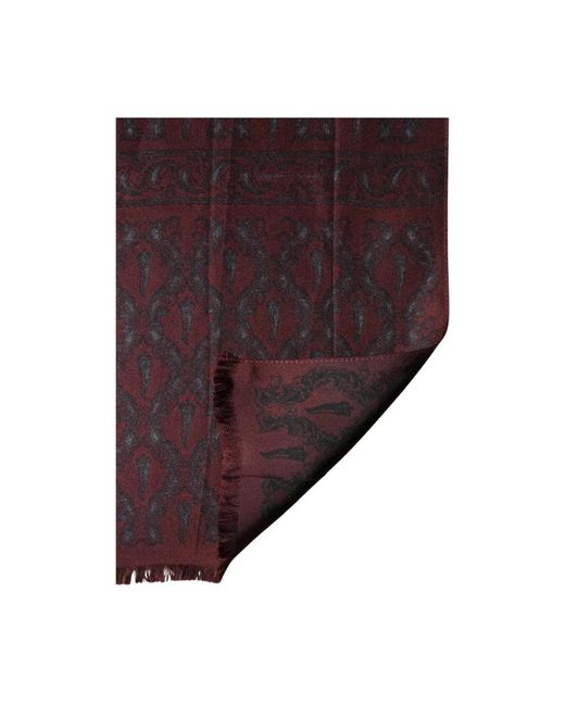 Dolce & Gabbana Purple Silk Scarves for men