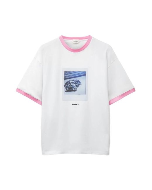 T-Shirts Versace de color White