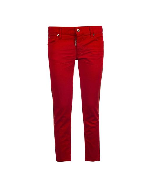 Slim-fit jeans di DSquared² in Red
