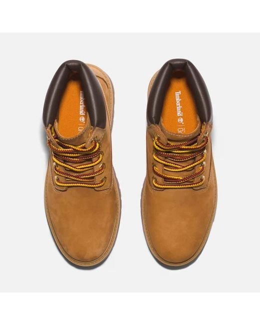 Timberland Brown Waterproof Boots With Plateau Stone Street