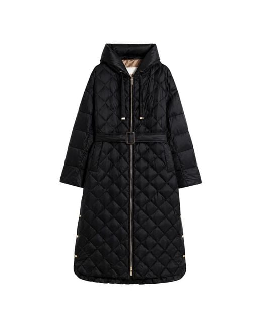 Max Mara Black Down Coats