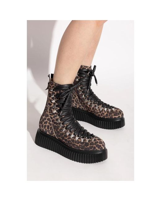 Agl Attilio Giusti Leombruni Lace-Up Boots in het Black