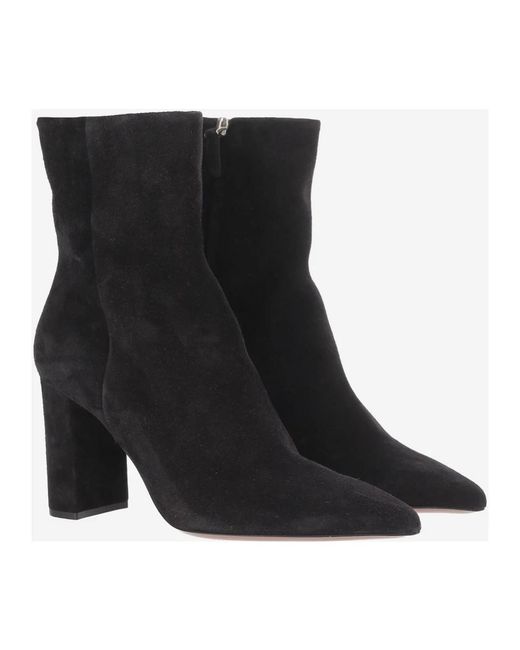 Paris Texas Black Heeled Boots