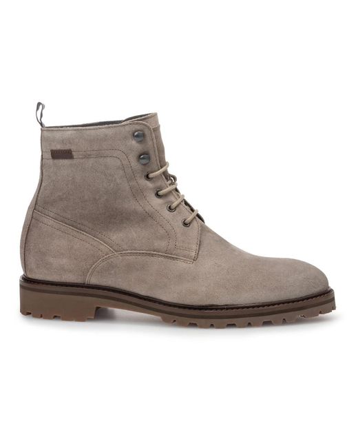 van Bommel Brown Lace-Up Boots for men