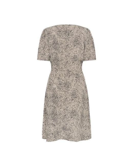Kaffe Short Dresses in het Gray