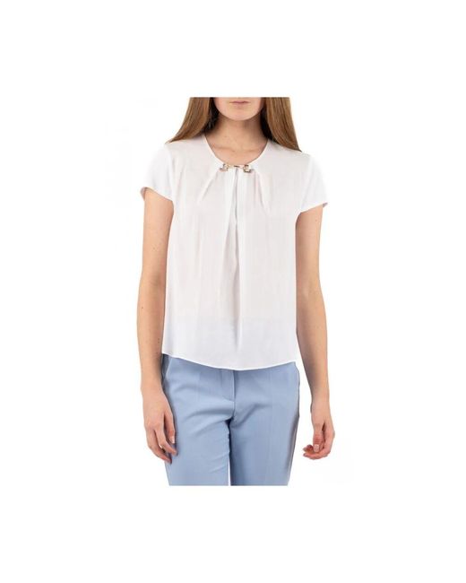 Hanita Blue Elegante bluse