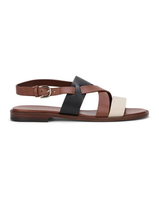 Flat Sandals Doucal's en coloris Brown