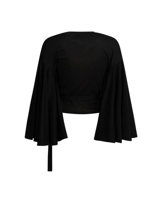 Jacquemus Wrap Knit Top in het Black