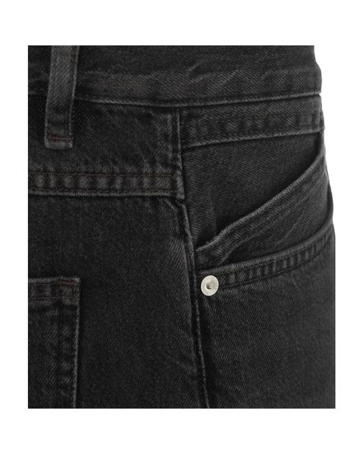 Closed Italienische gewaschene jeans mit gürtelschlaufen in Black für Herren