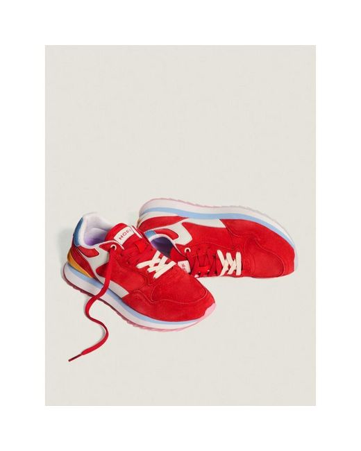 HOFF Red Suede memory-foam sneakers