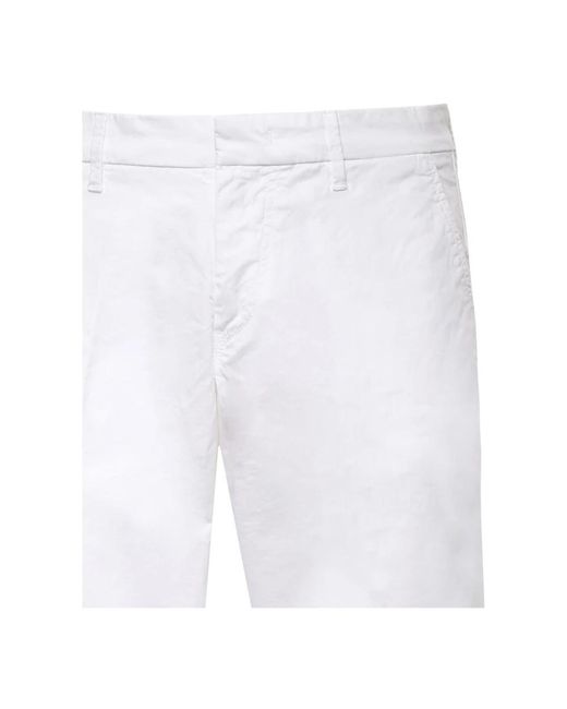 Fay White Casual Shorts for men
