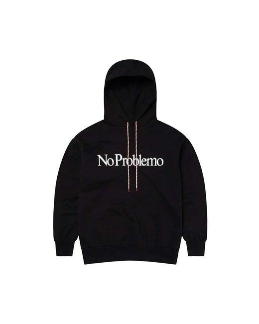Hoodies No Problemo de hombre de color Black