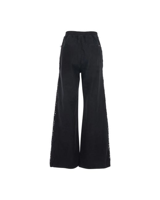 Pinko Black Wide Trousers