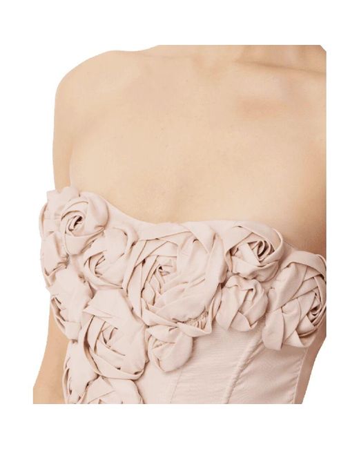 Midi Dresses Elisabetta Franchi de color Pink