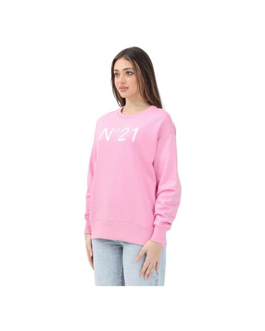 Sweatshirts N°21 de color Pink