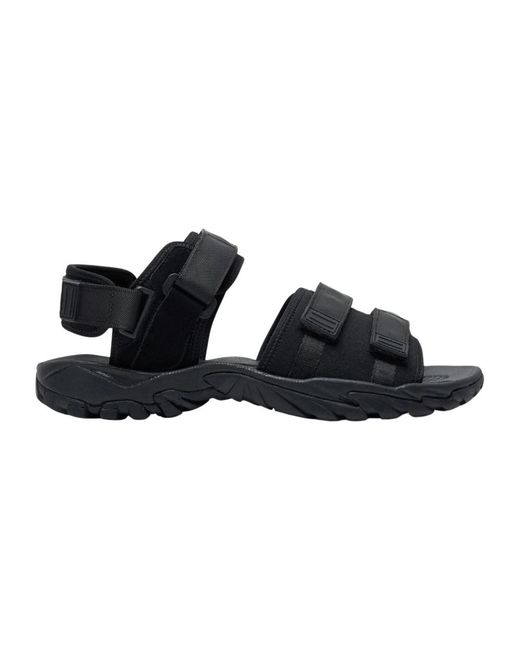 Comme des Garçons Black Flat Sandals for men