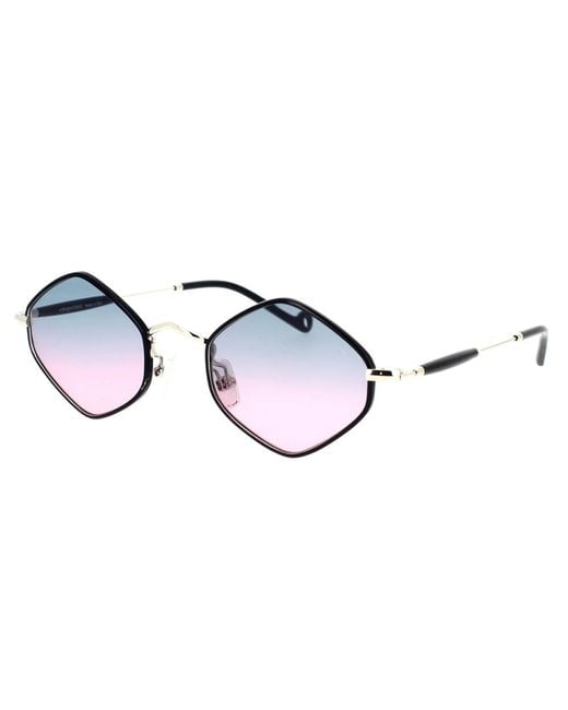 Eyepetizer Metallic Sunglasses