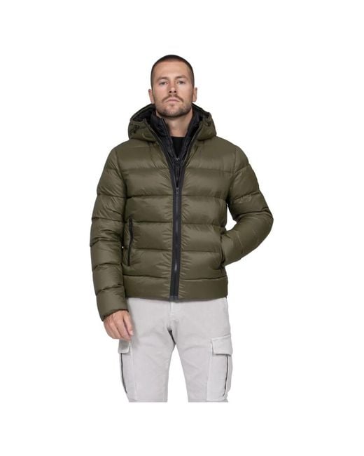 Fay Green Down Jackets for men