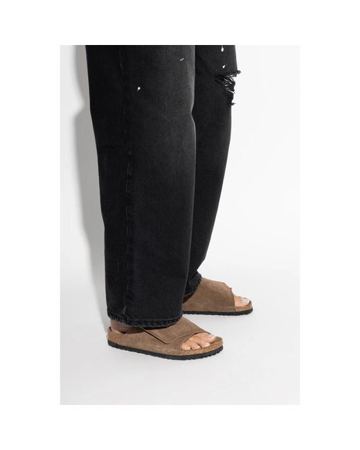 Birkenstock Brown Sliders