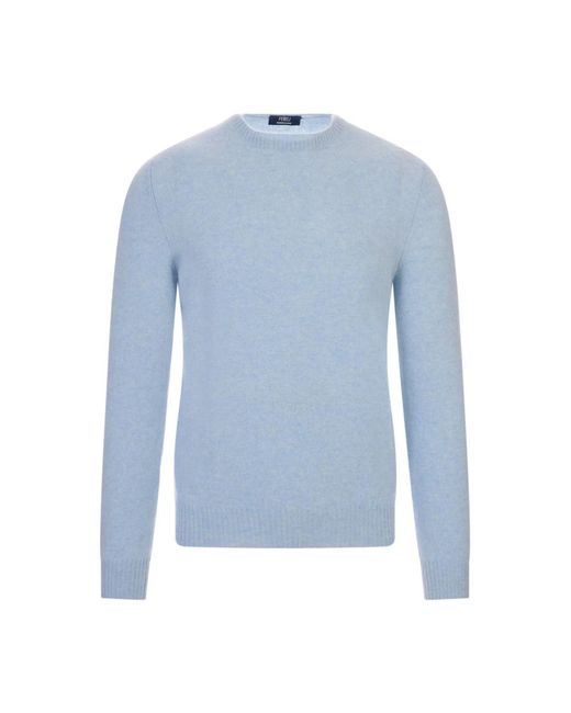 Fedeli Argentina Persia Pullover in het Blue voor heren