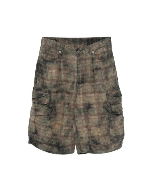 R13 Boran Short in het Gray voor heren
