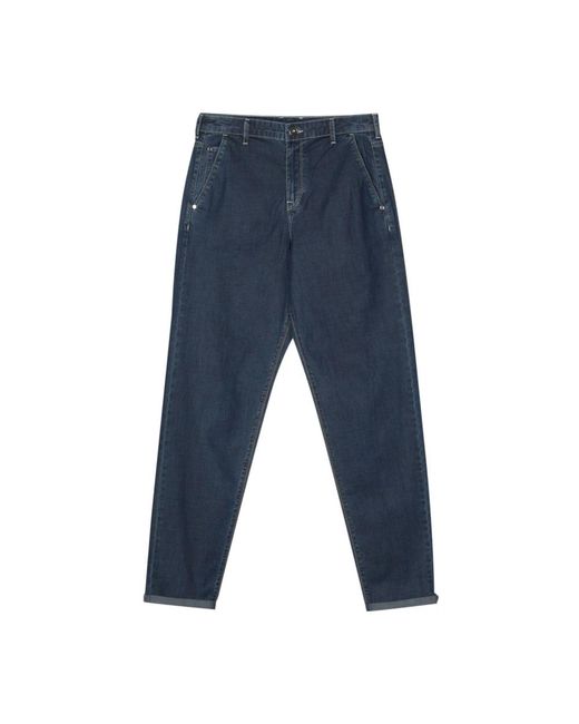 Straight jeans Emporio Armani de color Blue