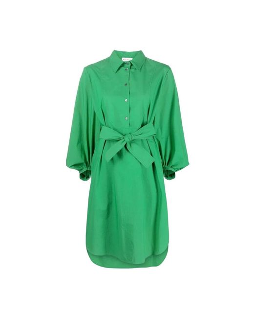 P.A.R.O.S.H. Green Shirt Dresses
