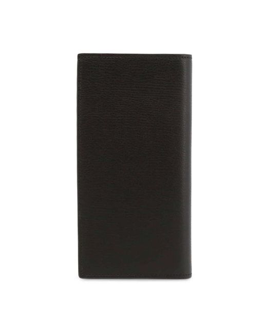 Ferragamo Leder geldbörse mit kartenhalter in Black für Herren