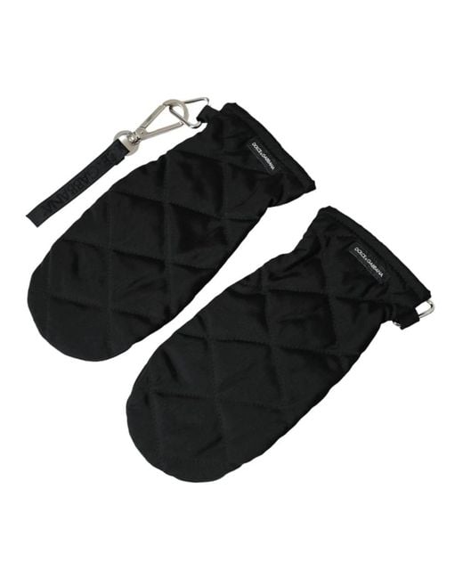 Dolce & Gabbana Black Gloves