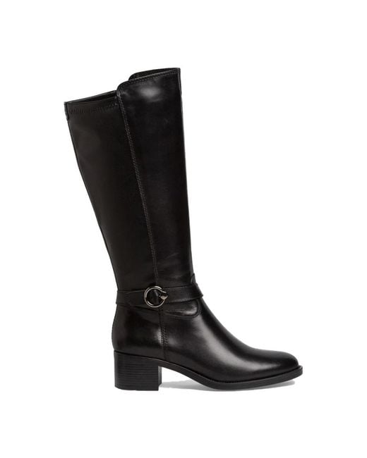 Tamaris Black High Boots