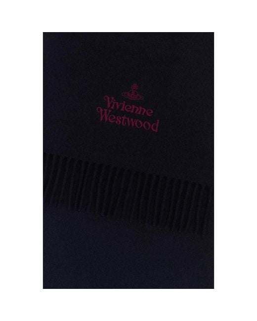 Vivienne Westwood Blue Winter Scarves